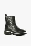 All Black Women's Side Cord Bootie In Black In Black