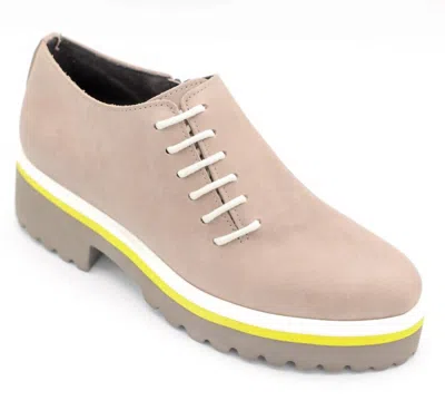 All Black Women's Side Cord Shoes In Grey In Beige