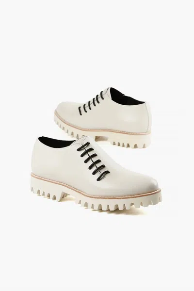 All Black Women's Side Cord Sneaker In Ivory In Multi