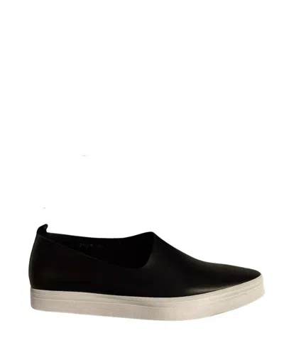 All Black Women's Side Scoop Sneaker In Black/white In Multi