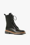 All Black Women's Sock Camper Boots In Black In Black