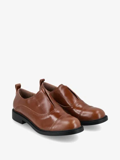 All Black Women's Tab Guy Shoes In Brown