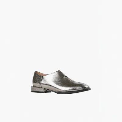 All Black Women's Two Cord Dance Shoe In Pewter In Silver