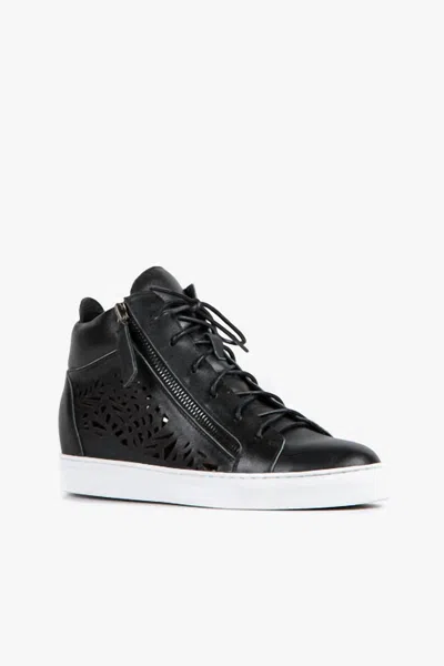 All Black Women's Urban Cut Hi Top Sneaker In Black