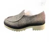 All Black Women's Woven Loafer In Coffee