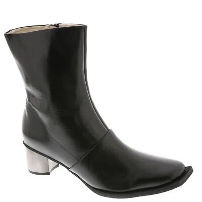Pre-owned All Black Wow Bootie Women's Boot - Black