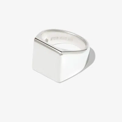 All Blues Sterling Silver Platform Ring In Gold