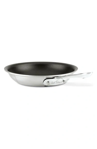 All-clad D5 Brushed Pro Nonstick 8-inch Fry Pan In Metallic