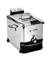 All-clad Ez Clean Pro 3.5 Liter Deep Fryer In Silver
