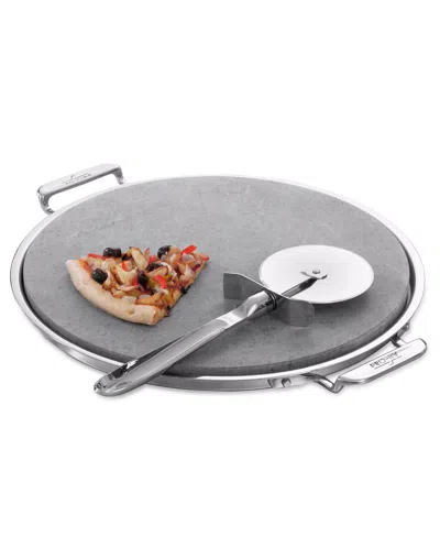 All-clad Gourmet Accessories 3-piece Pizza Baker Set In Silver