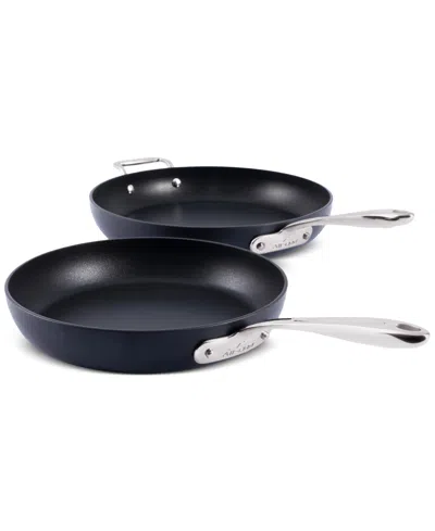 All-clad Ha1 Expert Cookware Nonstick 10" & 12" Fry Set In Black