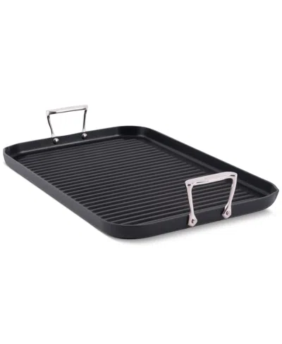 All-clad Ha1 Expert Cookware Nonstick 13" X 20" Double-burner Grill In Black