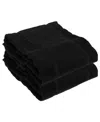 All-clad Solid Kitchen Towel, Set Of 2 In Black