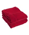 All-clad Solid Kitchen Towel, Set Of 2 In Chili