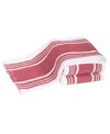 All-clad Stripe Dual Sided Woven Kitchen Towel, Set Of 3 In Chili