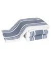 All-clad Stripe Dual Sided Woven Kitchen Towel, Set Of 3 In Indigo