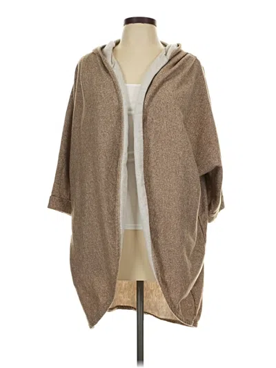 Pre-owned All For Color Kimono In Brown