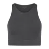 All Glory Women's Grey The Racer - Charcoal In Black