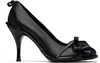 All In Black Double Heels
