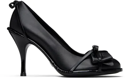 All In Black Double Heels