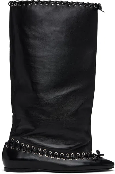 All In Black Level Flat Boots