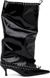 All In Black Level Tall Boots In Patent Black