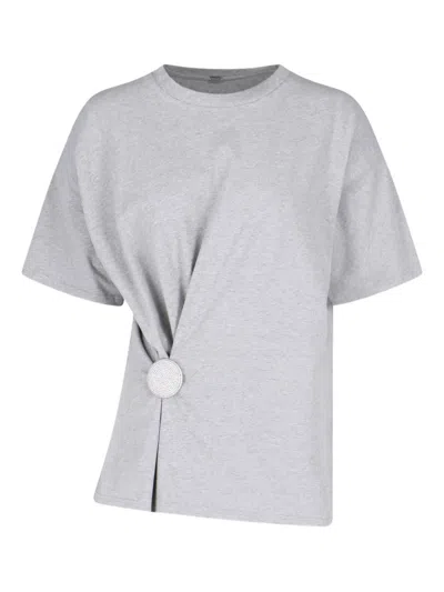 All In Asymmetrical Draped T-shirt