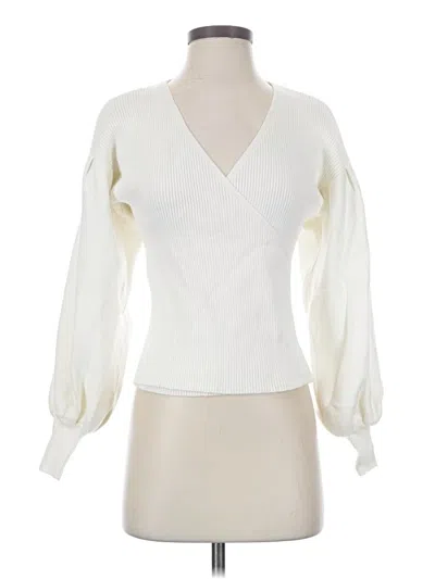 Pre-owned All In Favor 3/4 Sleeve T-shirt In Ivory