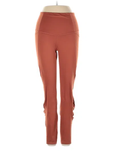 Pre-owned All In Favor Active Pants In Orange
