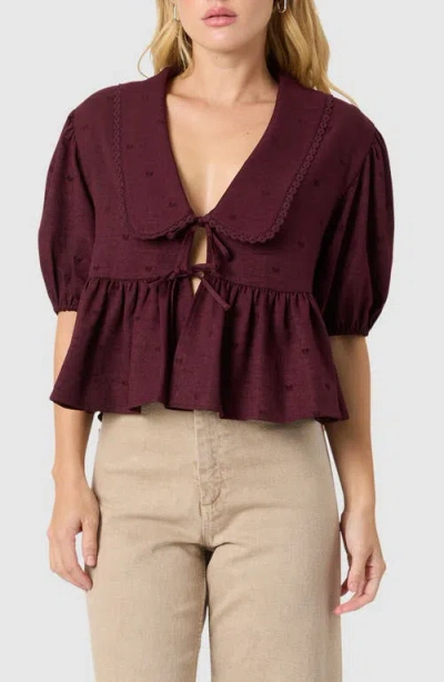 All In Favor All In Burgundy