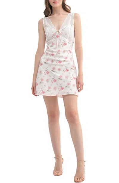 All In Favor All In Cream Marsala Floral