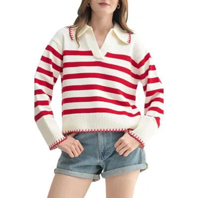 All In Favor All In Cream Red