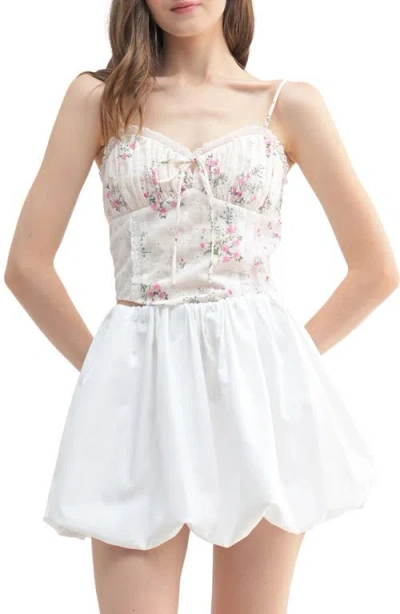 All In Favor All In Ivory Pink Floral