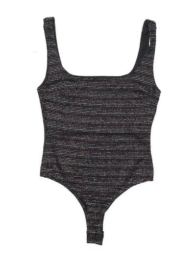 Pre-owned All In Favor Bodysuit In Black