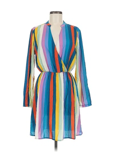 Pre-owned All In Favor Casual Dress In Blue