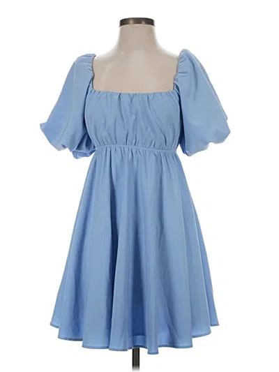 Pre-owned All In Favor Casual Dress In Blue