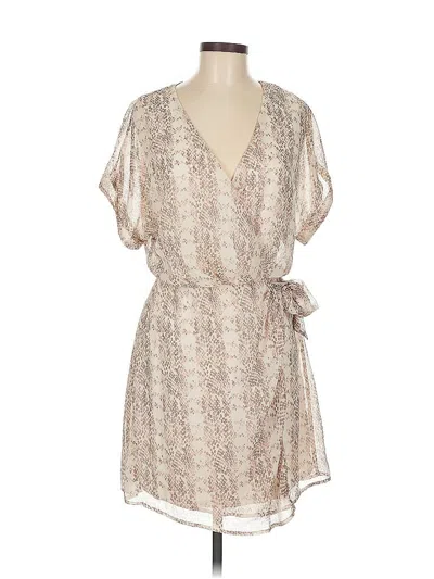 Pre-owned All In Favor Casual Dress In Brown