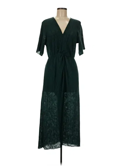Pre-owned All In Favor Casual Dress In Green
