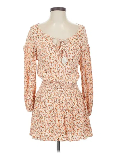 Pre-owned All In Favor Casual Dress In Orange