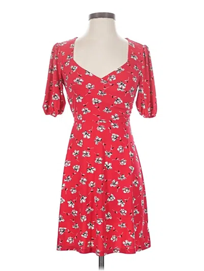 Pre-owned All In Favor Casual Dress In Red