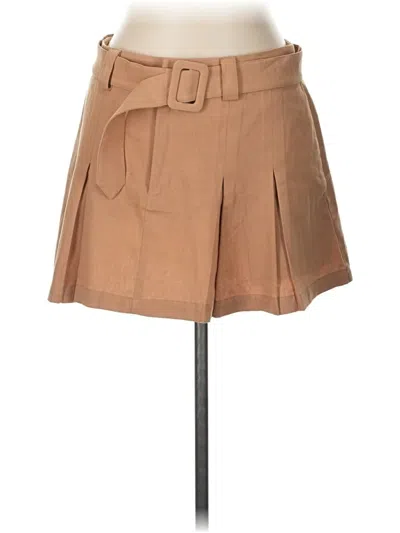 Pre-owned All In Favor Casual Skirt In Brown