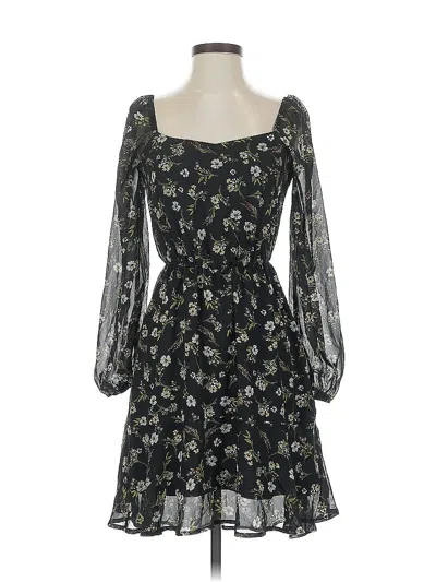 Pre-owned All In Favor Cocktail Dress In Black