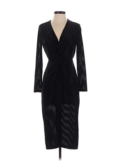 Pre-owned All In Favor Cocktail Dress In Black