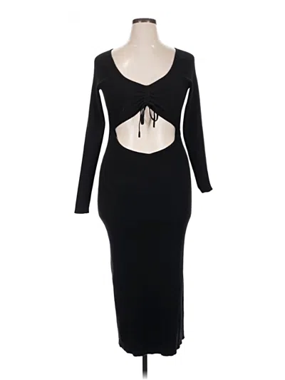Pre-owned All In Favor Cocktail Dress In Black