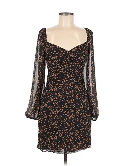 Pre-owned All In Favor Cocktail Dress In Black