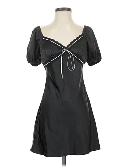 Pre-owned All In Favor Cocktail Dress In Black
