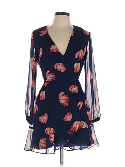 Pre-owned All In Favor Cocktail Dress In Blue