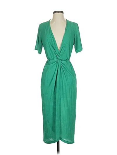 Pre-owned All In Favor Cocktail Dress In Green