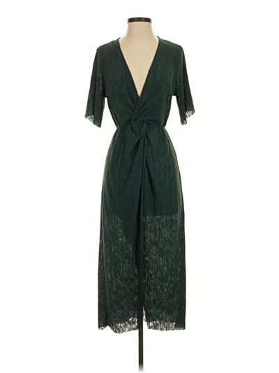 Pre-owned All In Favor Cocktail Dress In Green