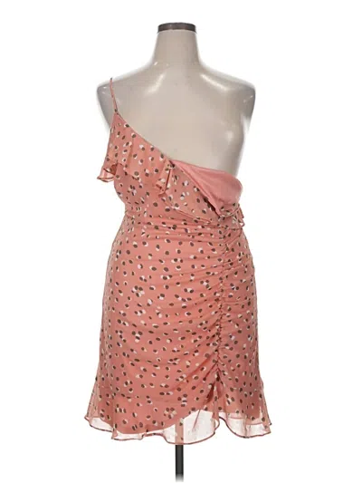 Pre-owned All In Favor Cocktail Dress In Orange